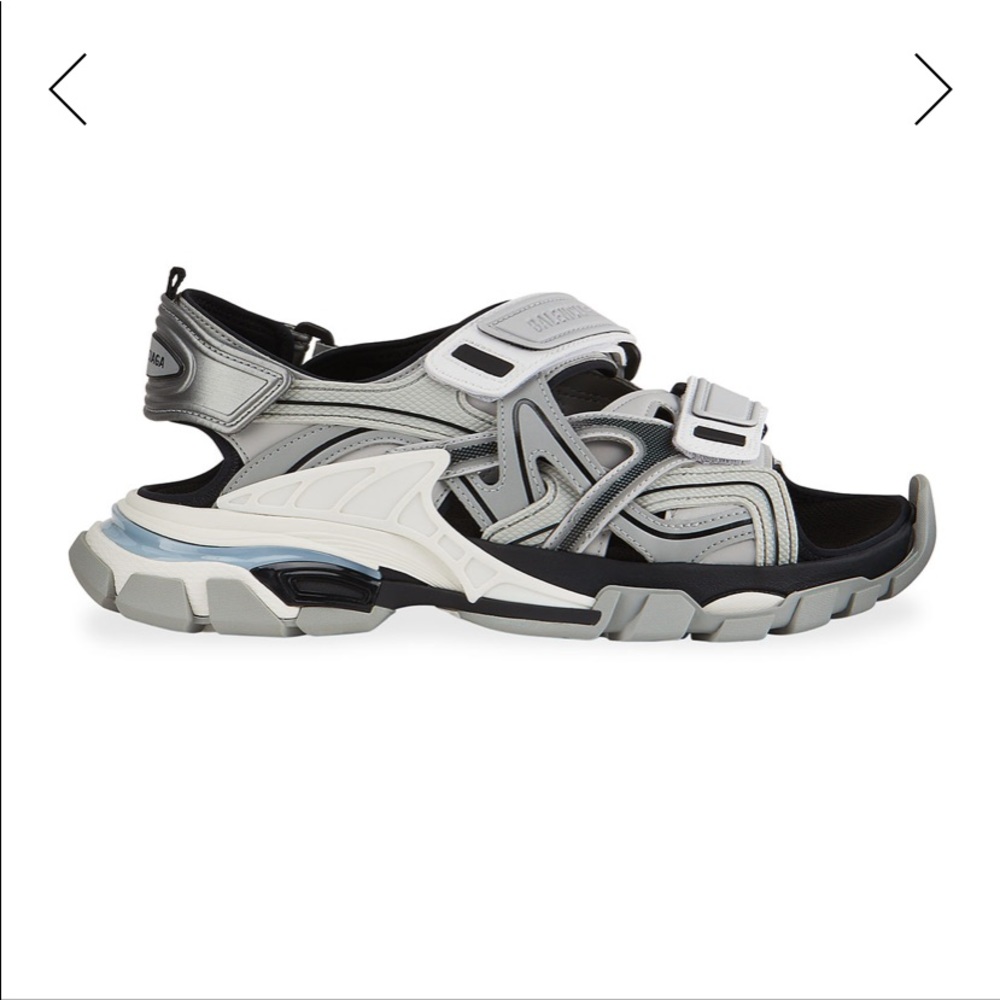 Balenciaga two tone track sandals worn once 37!!!